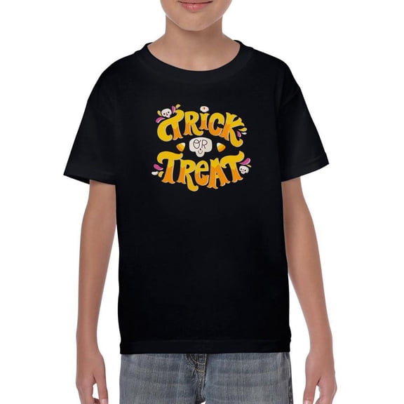 Trick Or Treat Candycorn T-Shirt Juniors -Image by Shutterstock,  Small