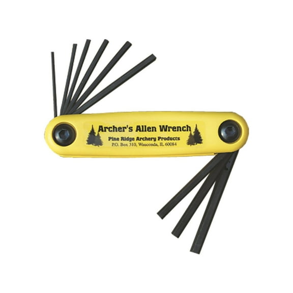 Pine Ridge Archery Allen Wrench Set, Yellow, Extra Large
