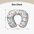 thumbnail image 5 of KLL Watercolor Wildflowers 1 Pattern Memory Foam Cervical Neck Pillow Versatile U-Shaped Pillows for Home/Office/Camping/Travelling/Soft Washable Cover, 5 of 8