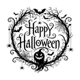 thumbnail image 2 of Halloween Window Clings, Vintage Pumpkin Spider Bat Static Stickers, Removable PVC Halloween WindowGlass Door Mirror Party Decorations, 1 Sheet 11.81in, 2 of 7