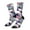 2 Black-2, variant on Plaid Flamingo Print Adult Socks for Men & Women,Calf Socks, Ankle Socks,Boots Socks,Breathable Casual Sock,Unisex Crew Socks