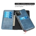 thumbnail image 6 of GSA Detachable Gentleman Folio Wallet Case for iPhone 11 Pro (5.8") - Blue, 6 of 8