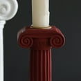 thumbnail image 3 of Greek Style Roman Column Candle Holder - Resin Ornament for Home Decor - Aromatherapy Candle Stand, 3 of 5