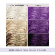 Keracolor Semi Permanent Hair Dye 3 in 1 Clenditioner, Purple, 12 fl oz