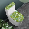 thumbnail image 2 of HELLHERO Bathroom Seat Covers with Stretch Set of 2 Toilet Seat Cover U-Shaped for Fits All Toilet Shapes, Pop Art Floral, 2 of 8