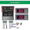 thumbnail image 4 of Controlador de temperatura Stc-1000, termostato digital versátil de 12v 10a con sonda Ntc para prueba, escotilla de calefacción y refrigeración, 4 of 5