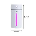 thumbnail image 3 of Mouliraty Portable Desk Humidifier, Cool Mist Humidifier, Small Humidifier For Home Bedroom Office, Plants, Colorful Night Function, 3 of 8