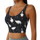 thumbnail image 2 of Fotbe Fashionable Goose Sujetador Deportivo Largo sin Aros para Mujer con Almohadillas y Soporte Medio, Transpirable y Absorbente, Camiseta Tipo Chaleco o Tank Top-Small, 2 of 8