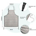 thumbnail image 7 of White Christmas Nutcracker Pattern Kids Aprons for Girls and Boys,Adjustable Neck Strap Toddler Aprons for Kids Cooking Baking, 7 of 7
