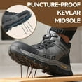 thumbnail image 3 of LAoutun Work Boots for Men Steel Toe Boots Wear-resistant Indestructible Construction Boots, 3 of 6