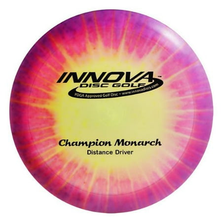 I-Dye Champion Monarch Golf Disc, 173-175gm (Colors may vary)Long turnover drives By Innova Disc