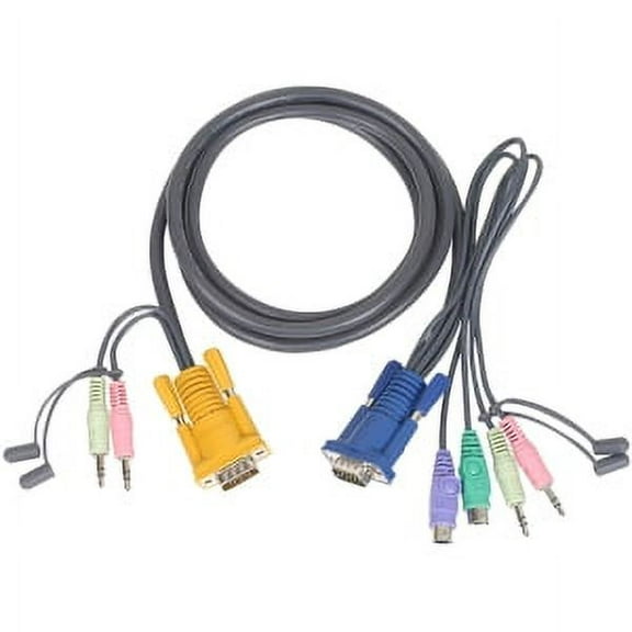 6FT PS2 KVM CABLE FOR GCS1758/1732/1734