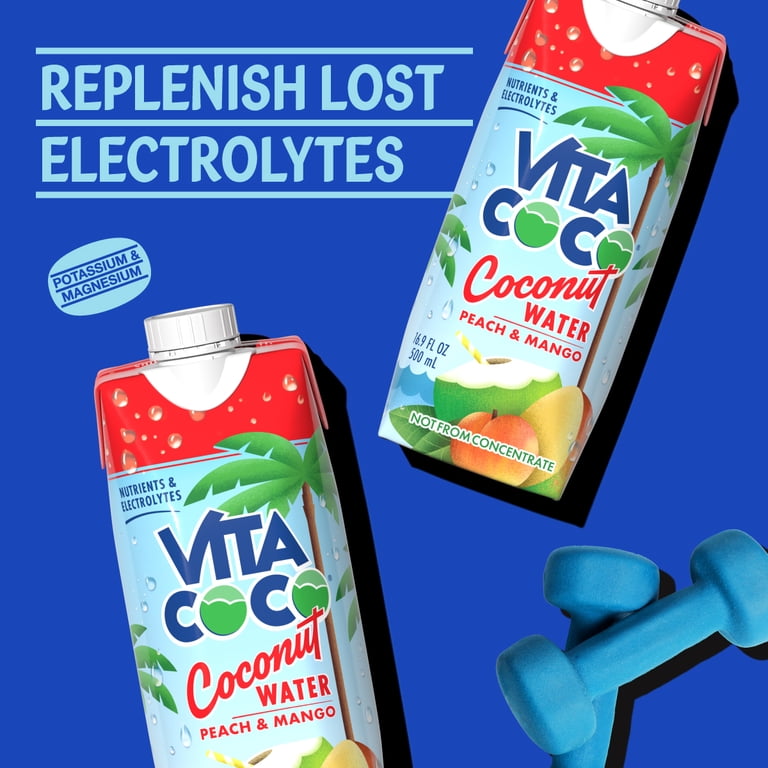 Vita Coco Peach & Mango, 16.9 fl oz, 12 Pack photo 4