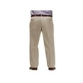 thumbnail image 3 of CHOK Pantalon Premium Sans Repassage Kaki à devant Plat Coupe Classique HC10884, 3 of 8