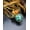 Green Turquoise, variant on 10PCS Mixed Gemstone Wishing Bottle Pendants Magic Reiki Healing Amulet Necklace-Fluorite