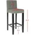 thumbnail image 7 of SAFAVIEH Thompson Bar Stool Sea Mist, 7 of 7
