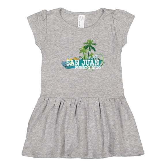 Inktastic San Juan Puerto Rico Girls Toddler Dress