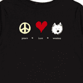 thumbnail image 4 of Inktastic Peace Love Westies Boys or Girls Long Sleeve Toddler T-Shirt, 4 of 5