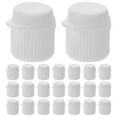 thumbnail image 1 of KAKOWELY toothpaste caps 30pcs Travel Toothpaste Covers Flip-design Toothpaste Caps Screw-in Toothpaste Lid DIY Toothpaste Tube Caps0.67"X0.67"X0.39", 1 of 5
