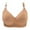Khaki, variant on ibuvkizy Woman's Comfortable Lace Breathable Bra Underwear No Rims