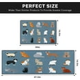 thumbnail image 2 of Cute Cat Kitchen Rugs and Mats Non Skid Washable Set of 2, Cartoon Pet Kitchen Mats for Floor, Cats Kitchen Runner Rug, Funny Kitchen Decor, 2 of 5