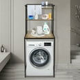 thumbnail image 2 of ChicHomey Washer Dryer Storage Shelf 3 Tiers Clothes Drying Rack Floor Mount Stand Holder, 2 of 7