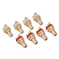 thumbnail image 1 of 16Pcs Red+White RCA Female Socket Chassis High Quality RCA CMC Female Connector Phono Copper Plug Amp HiFi, 1 of 7