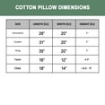thumbnail image 3 of ORGANIC TEXTILES 100% Organic Cotton Pillow with Organic Cotton Cover - GOTS CERTIFIED - Adjustable Loft, Head Neck Pain Relief, Back Side Stomach Sleepers, Bed Pillow - (Queen) - Pack of 2, 3 of 8