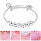 thumbnail image 5 of 2 pulseras ajustables para bebés niñas, pulseras tipo brazalete, joyería para bebés y niñas pequeñas, pulseras con cascabel, pulseras para bebés, brazaletes para niñas, joyería para bebés niñas, 5 of 7