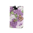 thumbnail image 2 of Lavender Flowers and Butterflies Foldable Laundry Hamper 12.6x11x22.7in with Handles for Bathroom Bedroom Storage, 2 of 7