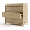 thumbnail image 5 of Graco Olivia 3 Drawer Chest with Infant Changing Topper, Driftwood, 5 of 13