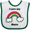 thumbnail image 3 of Inktastic I Love my Mama Boys or Girls Baby Bib, 3 of 4