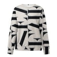 thumbnail image 4 of Sweat à Capuche Mode pour Femmes 2023 Col Rond Mode Décontractée Manches Longues Imprimé Sweat-Shirt Blouse 50 % de Réduction Costumes Halloween/noël, 4 of 5