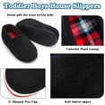 thumbnail image 2 of NCCB Kids Boys Slippers Comfy Indoor Outdoor Slippers for little big kids Black size 11-12, 2 of 6