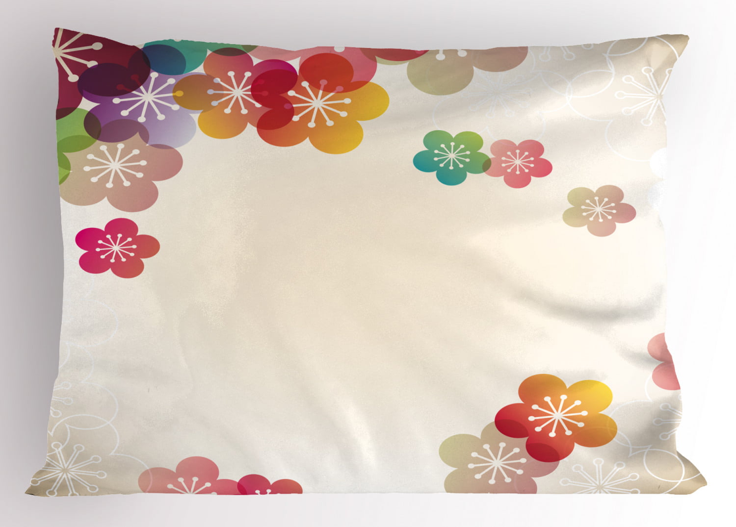 Details about   1-Colorful Pastel Rainbow with Sun Standard Size Pillowcase  New & Handmade! 