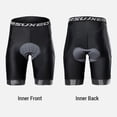 thumbnail image 3 of Conjunto de ropa de bicicleta para hombre, Jersey de ciclismo transpirable de manga corta con, 3 of 8