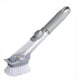 thumbnail image 1 of Cepillo dispensador de jabón para platos con 2 cabezales reemplazables, dispensador de jabón para platos de jabón sin fugas actualizado, cepillo para platos de cocina, 1 of 5