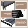 thumbnail image 3 of LEDREM Freestanding Closet Organizer with Shelves , 2 Hanging Rods & 4 Shelves , Portable Wardrobe Rack for Bedroom , Cloakroom , Gray, 3 of 8