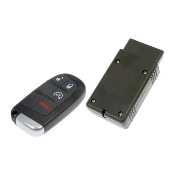 KarParts360 For Dodge Durango 2014 2015 2016 2017 Keyless Entry Remote | Black Color | 4 Buttons | Replacement For 56046955AC, 68066350AA