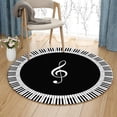 thumbnail image 2 of Mat Black White  Mat Anti Slip Floor Mat Room Rugs, 2 of 6
