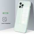 thumbnail image 1 of Funda de vidrio templado de silicona líquida Original para iPhone 14 13 12 Mini 11 Pro X XS Max XR SE 7 8 Plus funda protectora dura Tan Jianjun unisex, 1 of 2