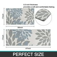 thumbnail image 7 of Blue and Gray Floral Pattern Kitchen Rugs Sets Of 2,Anti Fatigue Kitchen Mat Rugs Non Slip Washable,Decorative Kitchen Floor Mats for Kitchen,Sink,Laundry,17"x30"+17"x47", 7 of 7