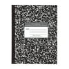 BLACK COVER FLEXCOMP 10"x8" WIDE RULED WITH MARGIN