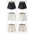thumbnail image 5 of Womens Casual Shorts High waist Wide leg pants Thin suit Casual pants, 5 of 9