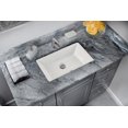 thumbnail image 2 of Undermount 21 in. Glazed Porcelain Trough Bathroom Sink in Biscuit, 2 of 3