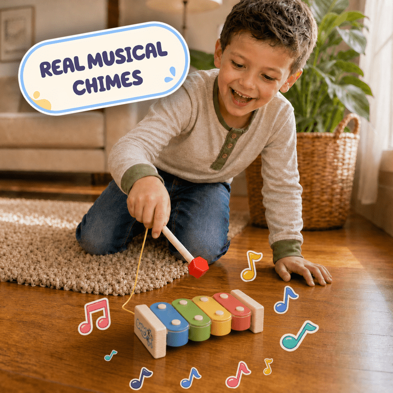 Bluey Magic Xylophone with Child-Safe Mallet photo 5
