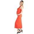 thumbnail image 2 of 24seven Comfort Apparel Racerback Maternity Maxi Dress, 2 of 4