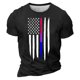 thumbnail image 1 of Camisetas de Manga Larga para Hombres Imprimir Casual Cuello Redondo Camiseta de Manga Corta, Camisetas de Manga Larga para Hombres Algodón, 1 of 4