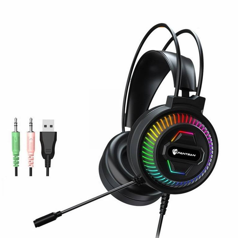 LBECLEY Earbuds for Computer Comfortable Gaming Wired Headset