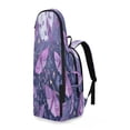 thumbnail image 2 of 2 Racquet Holder Tennis Backpack Tennis Racket Covers Gym Bags Purple Lilac Moths, 2 of 8